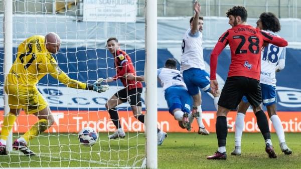 Alan Browne scores for Preston