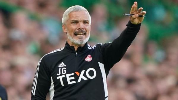 Jim Goodwin has left Aberdeen "with immediate effect"