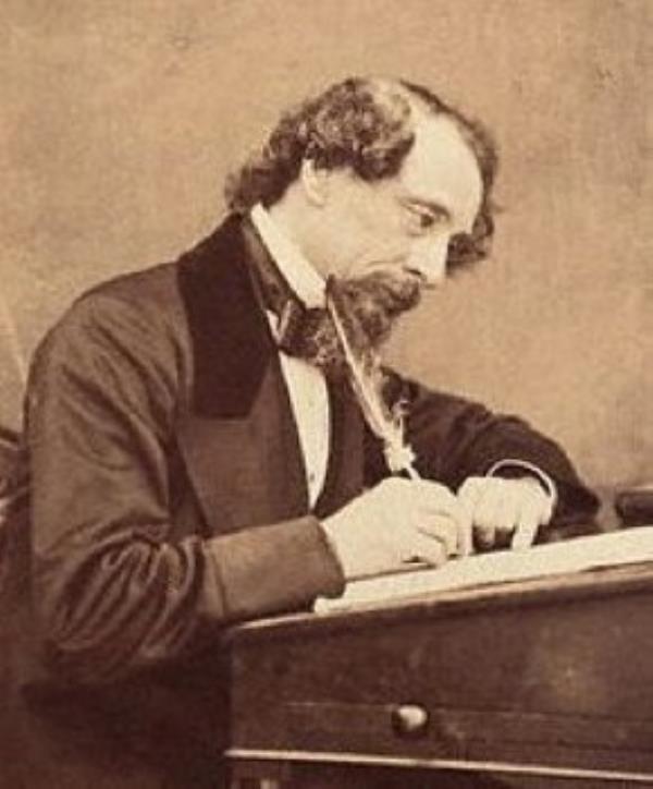 Charles Dickens photo, 1858