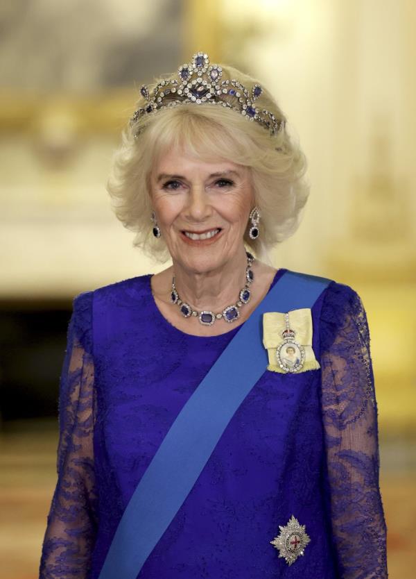 Camilla attends a state banquet in ho<em></em>nor of South African President Cyril Ramaphosa in November 2022.