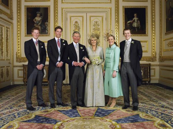 Charles and Camilla pose in front of the Sphinx in Egypt in November 2021.