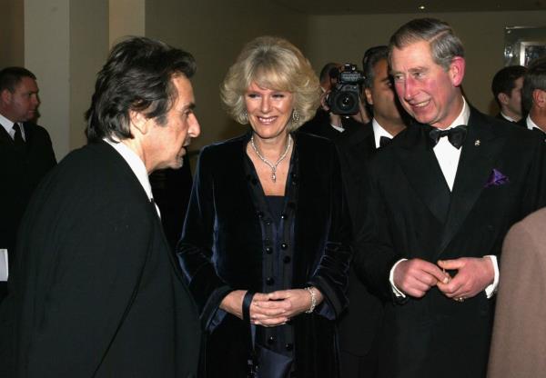 Charles and Camilla arrive at a church in Ballater, Scotland, in 2006. They were celebrating their first wedding anniversary.