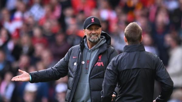 Klopp was not happy with his interaction with Tierney as he received a yellow card