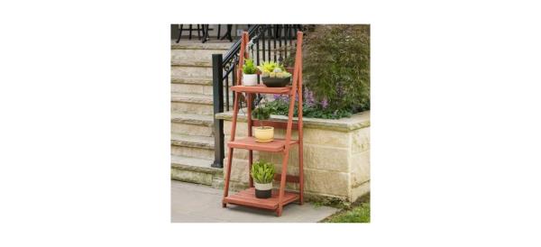 best Leisure Season Three-tier A-f<em></em>rame Plant Stand