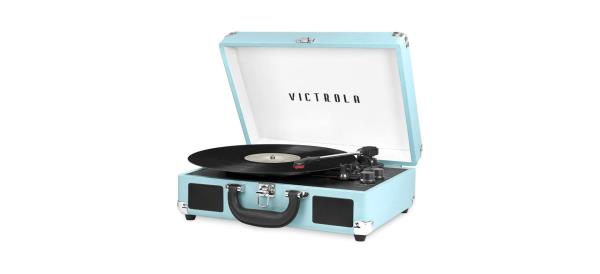 Best Victrola Vintage 3-Speed Bluetooth Portable Suitcase Record Player