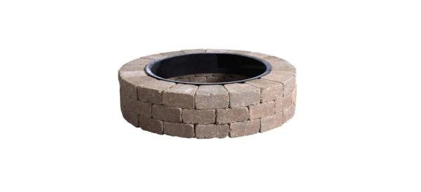 Weston 52-inch Northwoods Tan Round Co<em></em>ncrete Fire Pit Kit