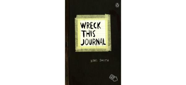 Wreck This Journal Black Expanded Edition by Keri Smith