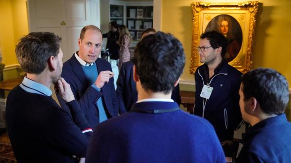 William welcomed the finalists to Windsor in January.