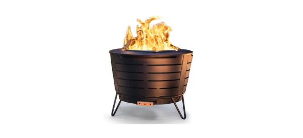 Best Tiki 25-Inch Black me<em></em>tal Patio Fire Pit