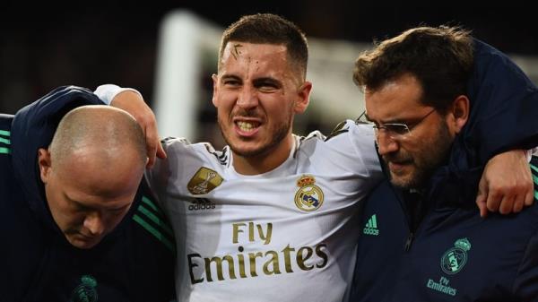 Hazard endured terrible luck with injuries at the Bernabeu