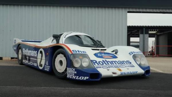 1985 Porsche 962 Rothmans Group C race car